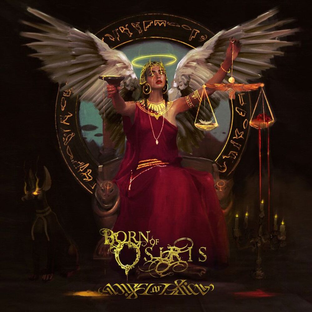 Born of Osiris - Angel Or Alien (Ultra Clear w/ Neon Pink & Black Splatter)